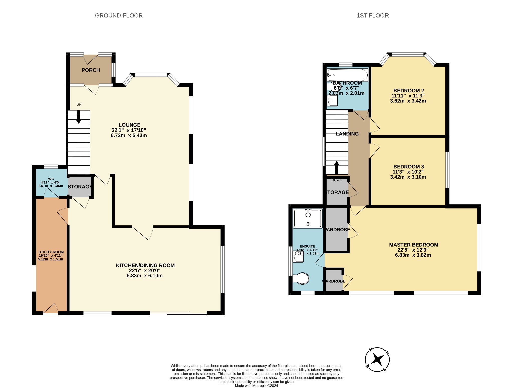3 bed detached house for sale in Norman Avenue - Property floorplan