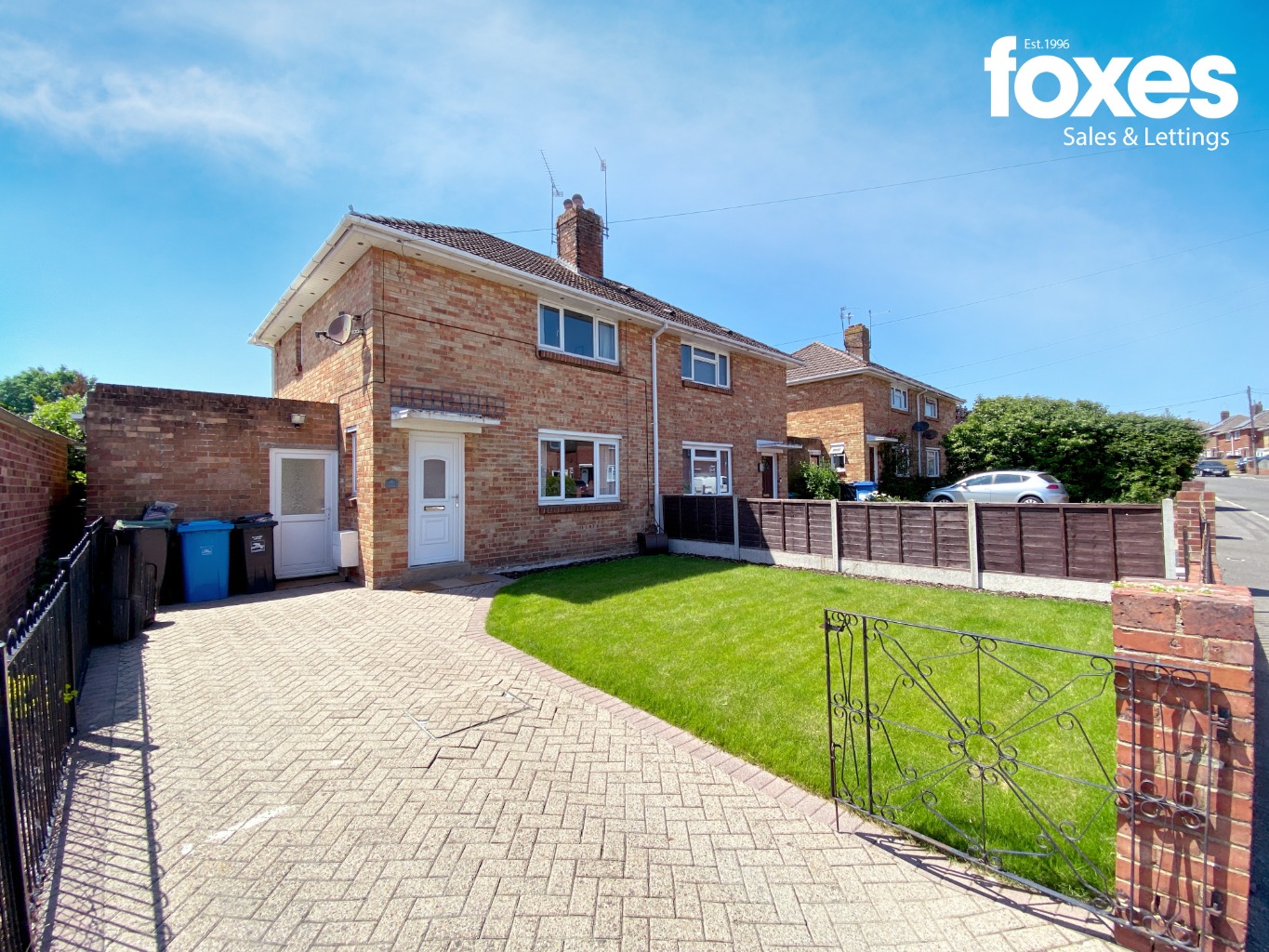 2 bed semi-detached house for sale in Gough Crescent, Poole  - Property Image 1