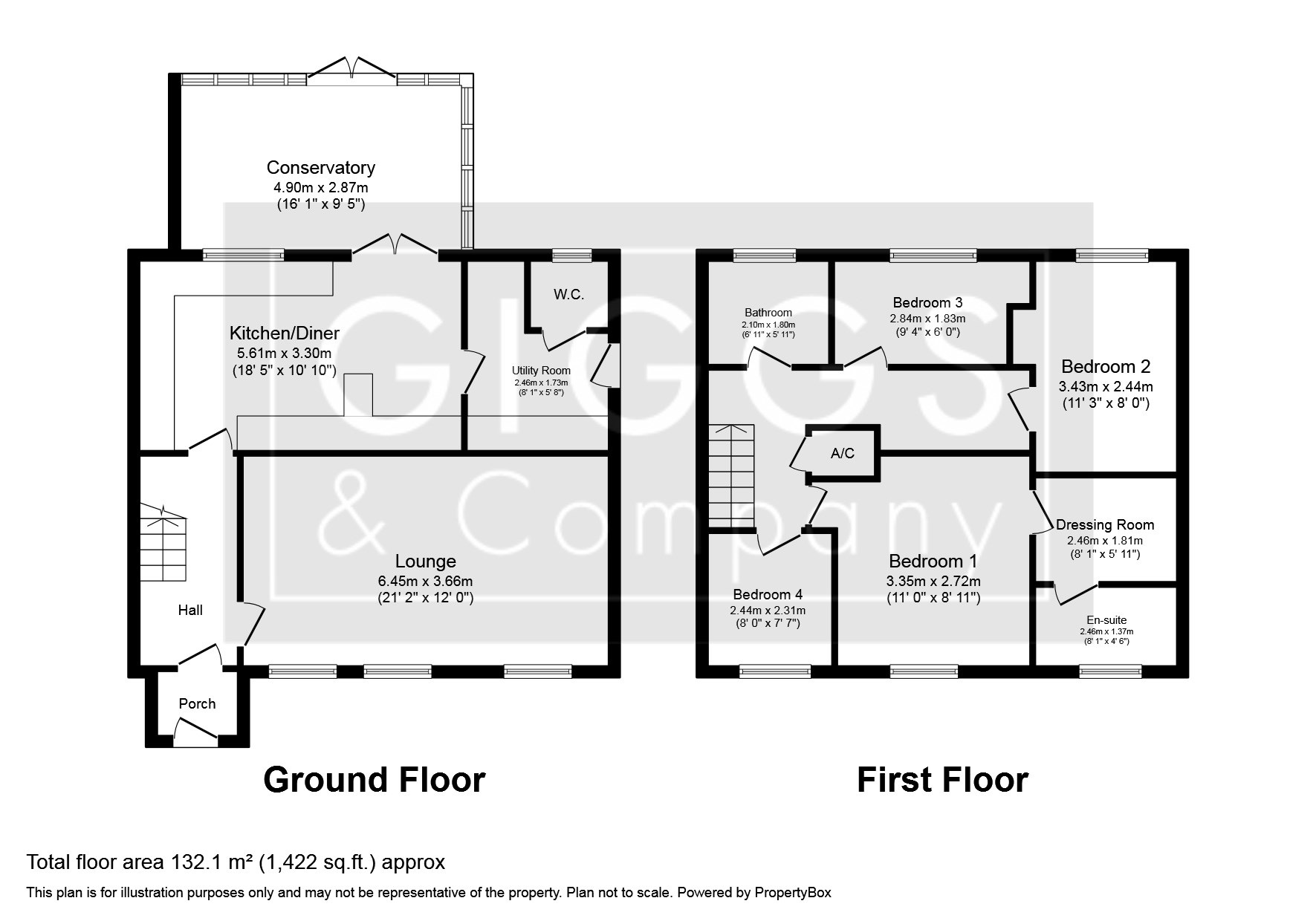 4 bed end of terrace house for sale in Sweeting Avenue, St Neots - Property Floorplan