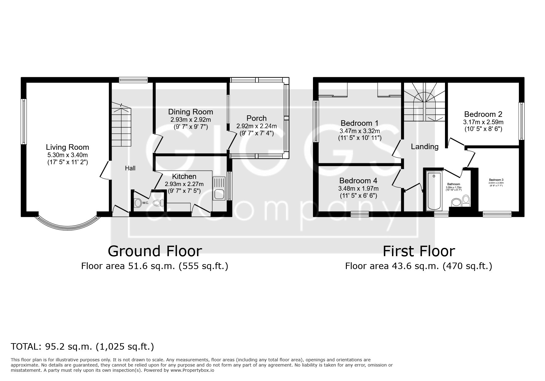 4 bed detached house for sale in Meadowsweet, St. Neots - Property Floorplan