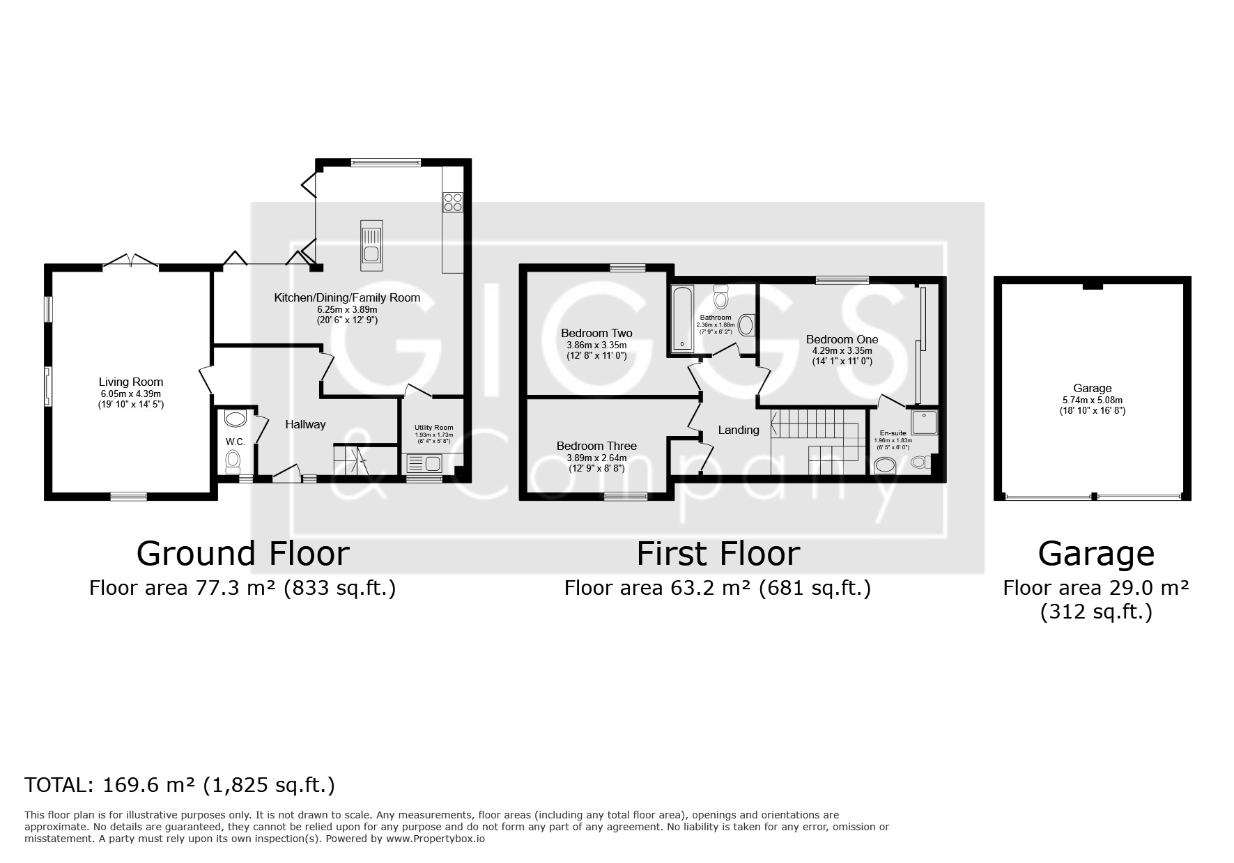 3 bed semi-detached house for sale in Crosshall Park Court, St. Neots - Property Floorplan