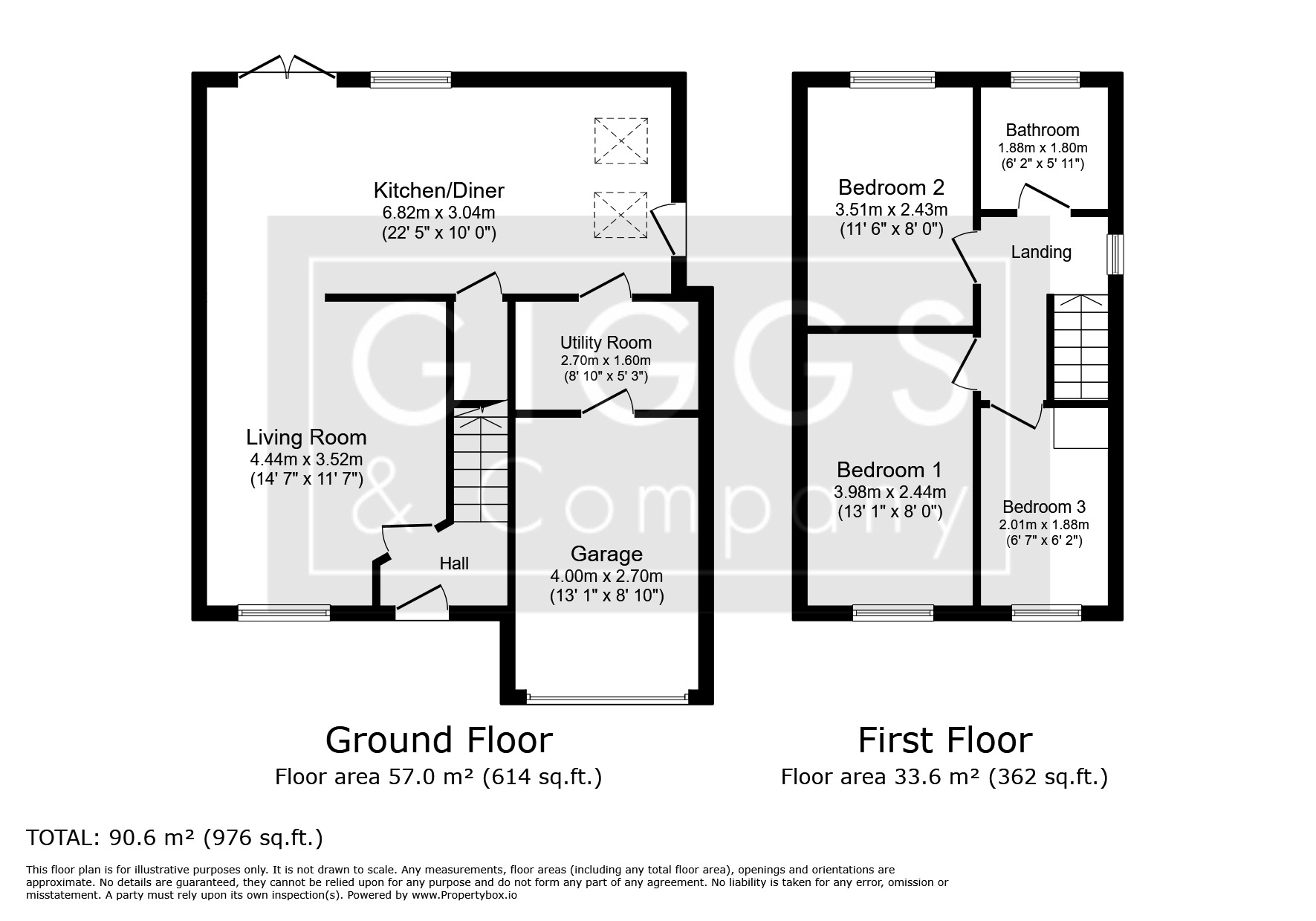 3 bed semi-detached house for sale in Crown Flatt Way - Property Floorplan