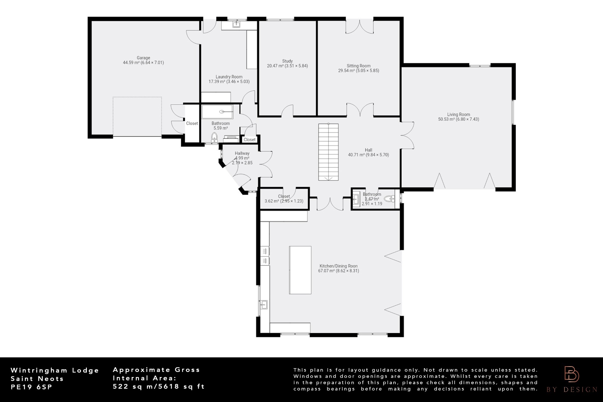 5 bed detached house for sale in Wintringham, St. Neots - Property Floorplan