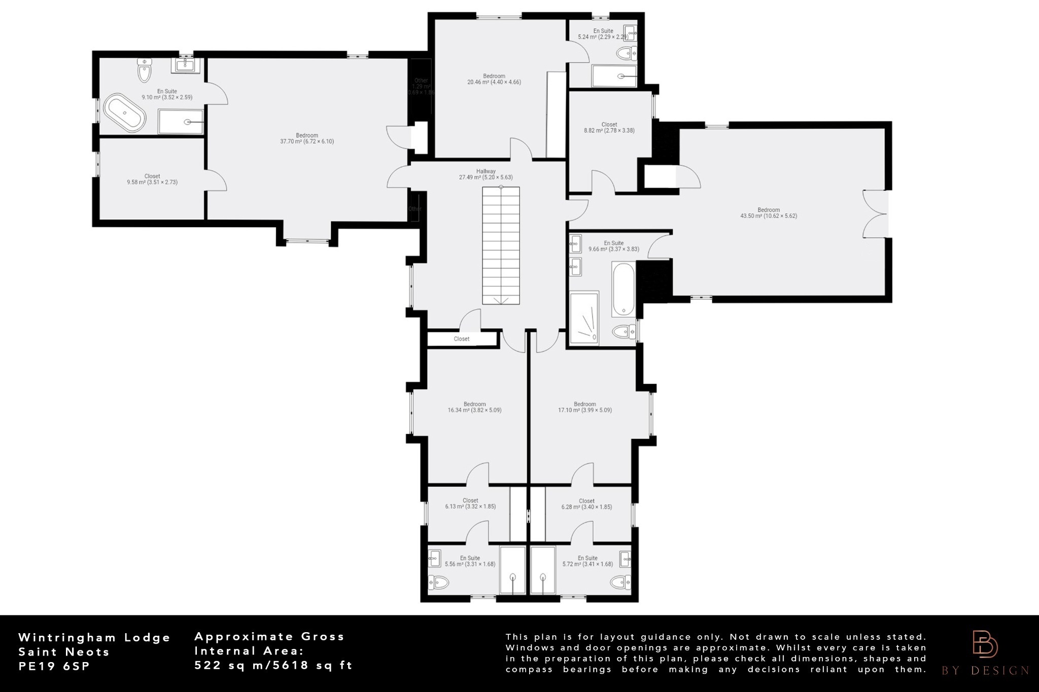 5 bed detached house for sale in Wintringham, St. Neots - Property Floorplan