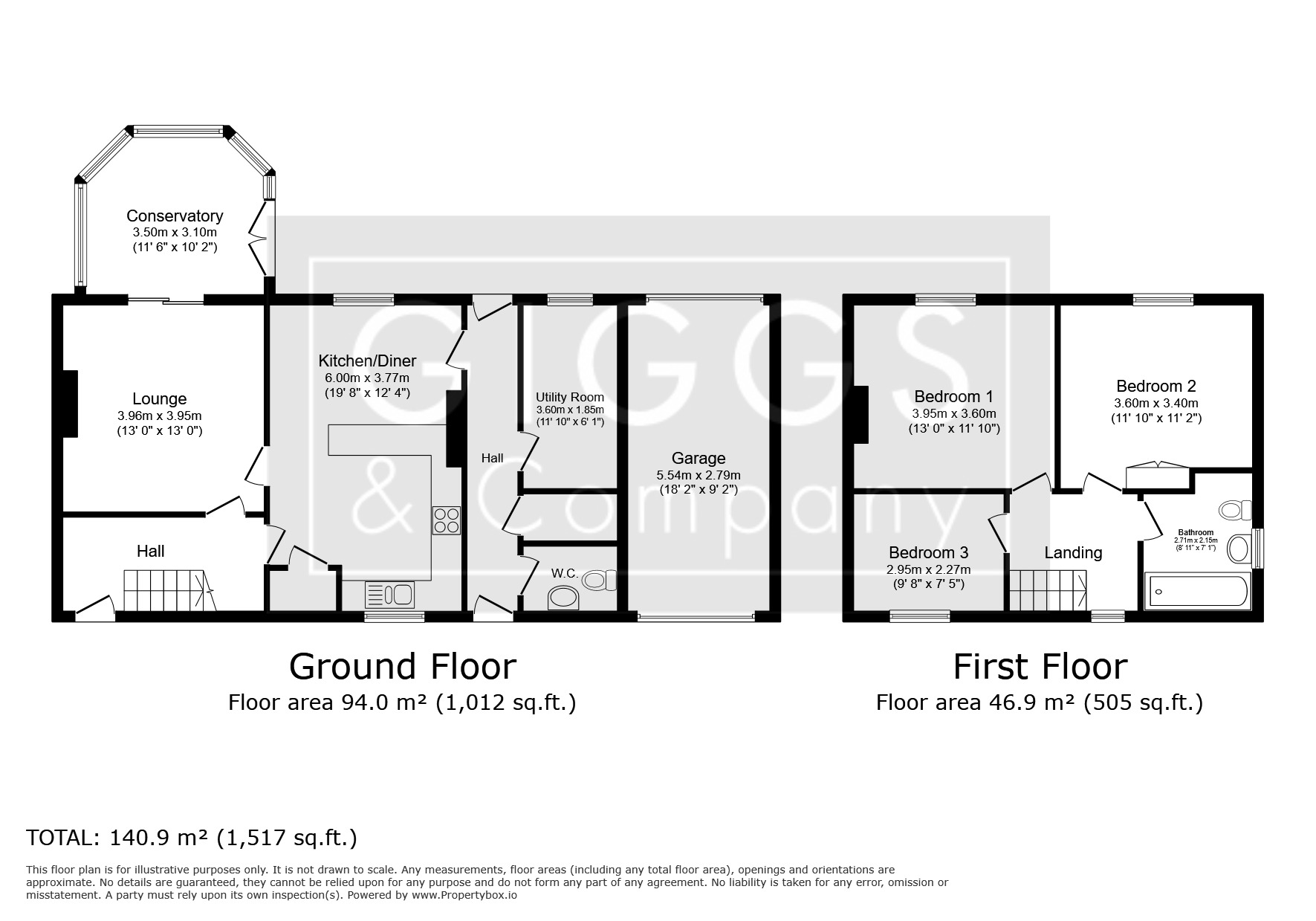 3 bed semi-detached house for sale in Brookside, St. Neots - Property Floorplan