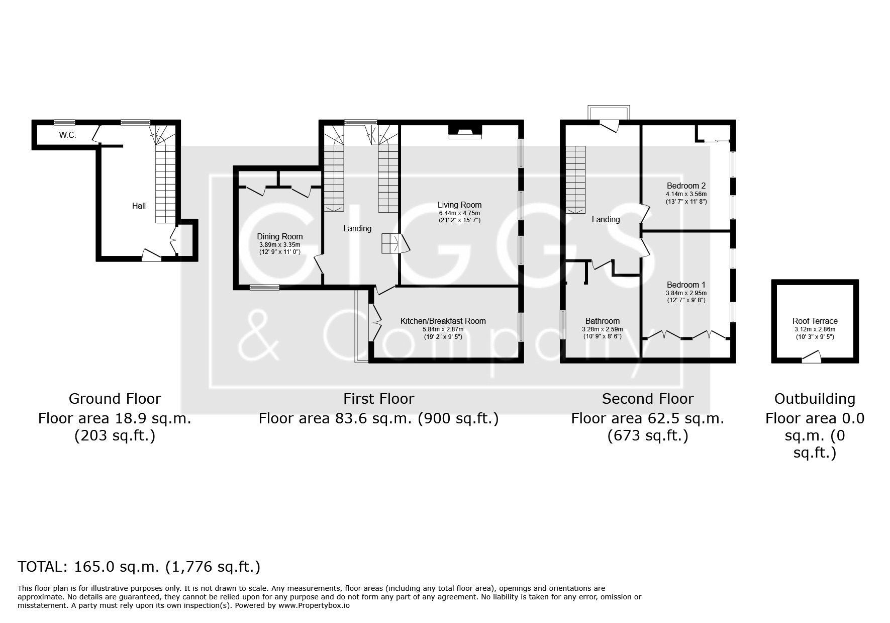 2 bed town house for sale in Market Place - Property Floorplan