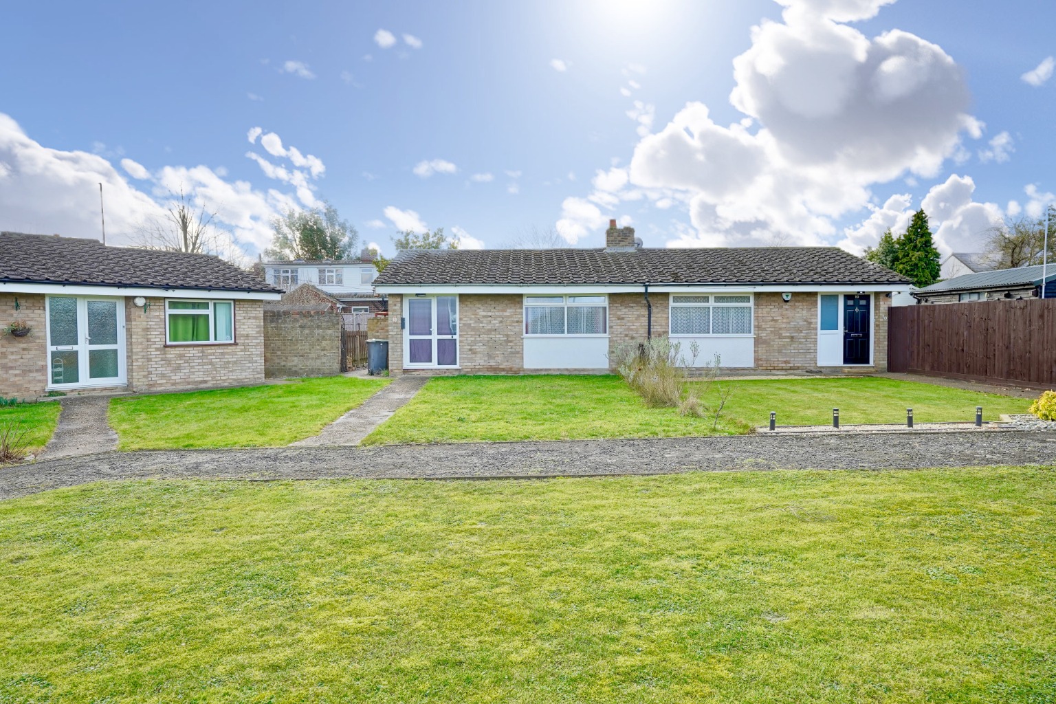 We are pleased to offer for sale this rarely available semi detached bungalow situated in the popular village of Roxton. The property benefits from a spacious lounge, garden room, re-fitted kitchen, bathroom and a double bedroom with views over the rear garden. There is parking available nearby