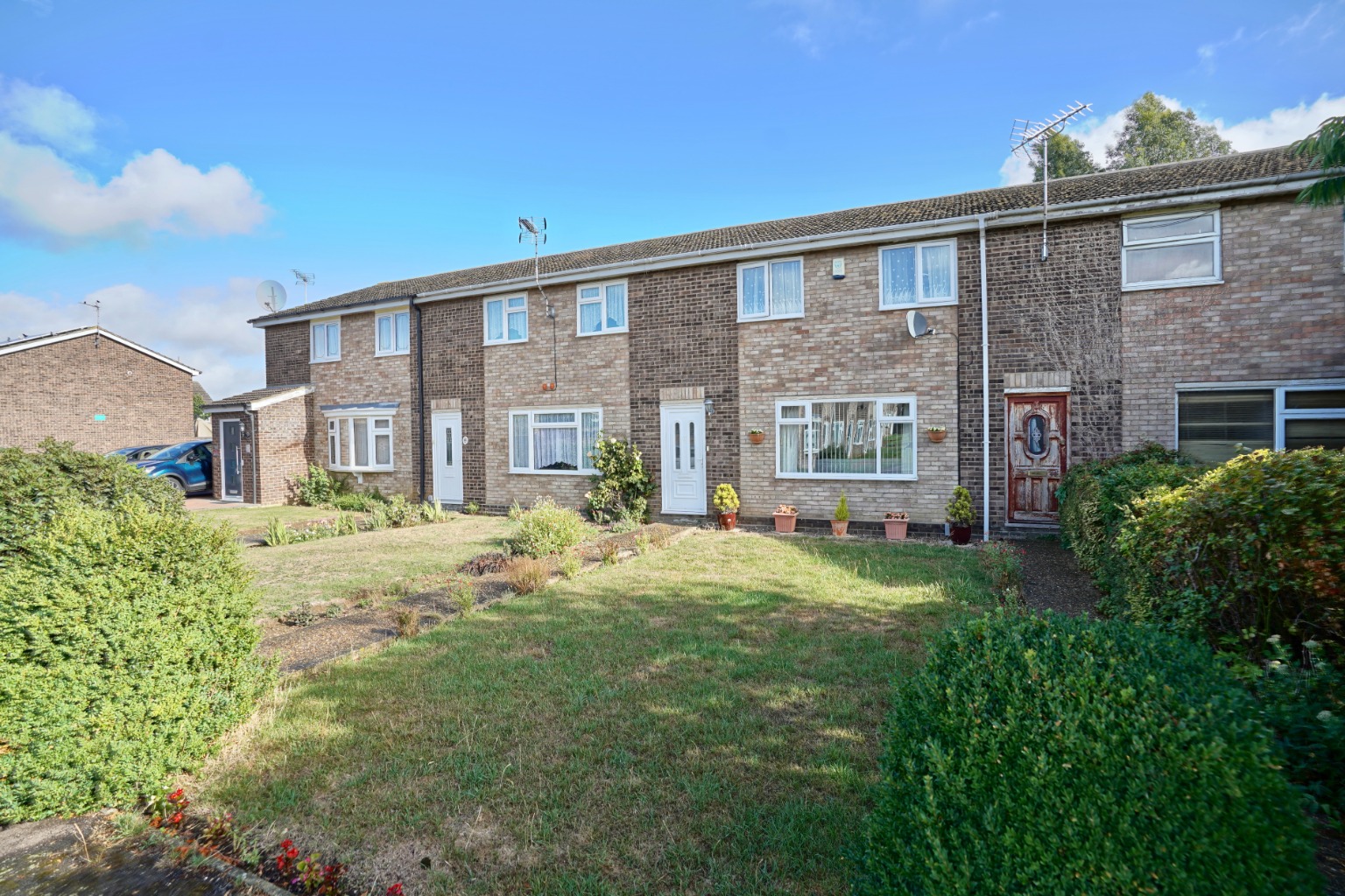 3 bed terraced house for sale in Hampden Way, St. Neots, PE19