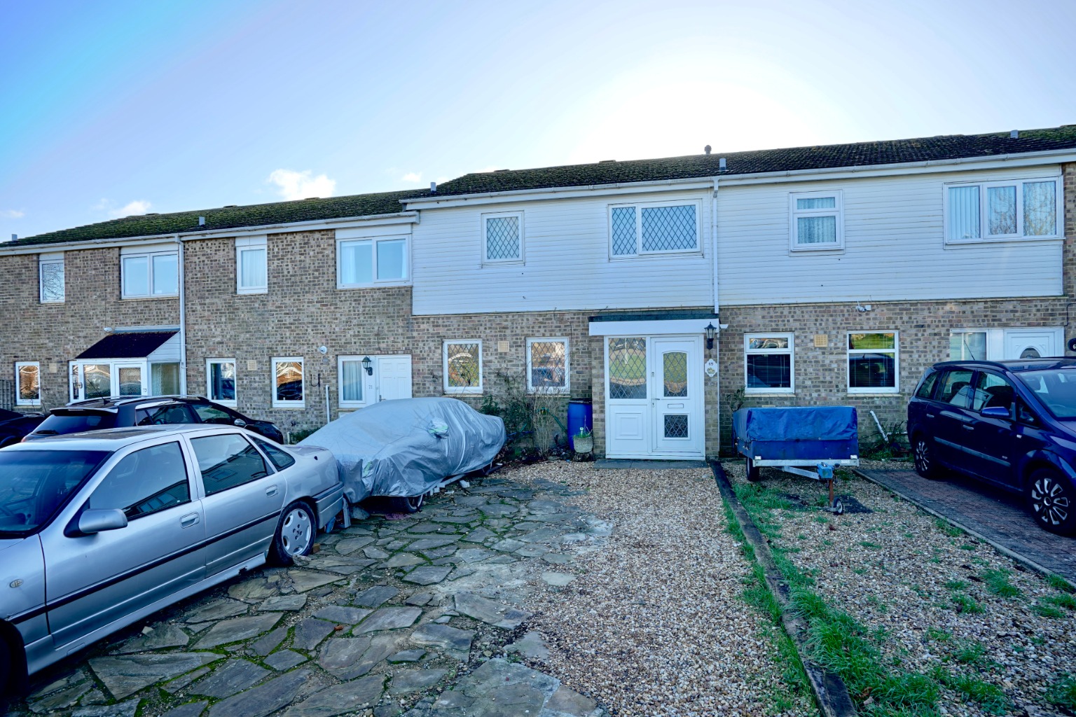 3 bed terraced house for sale in Queens Gardens, St. Neots, PE19