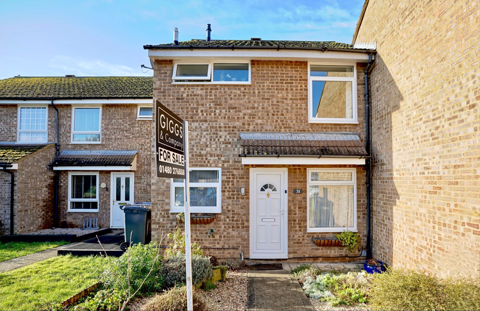 3 bed terraced house for sale in Alamein Court, St. Neots, PE19