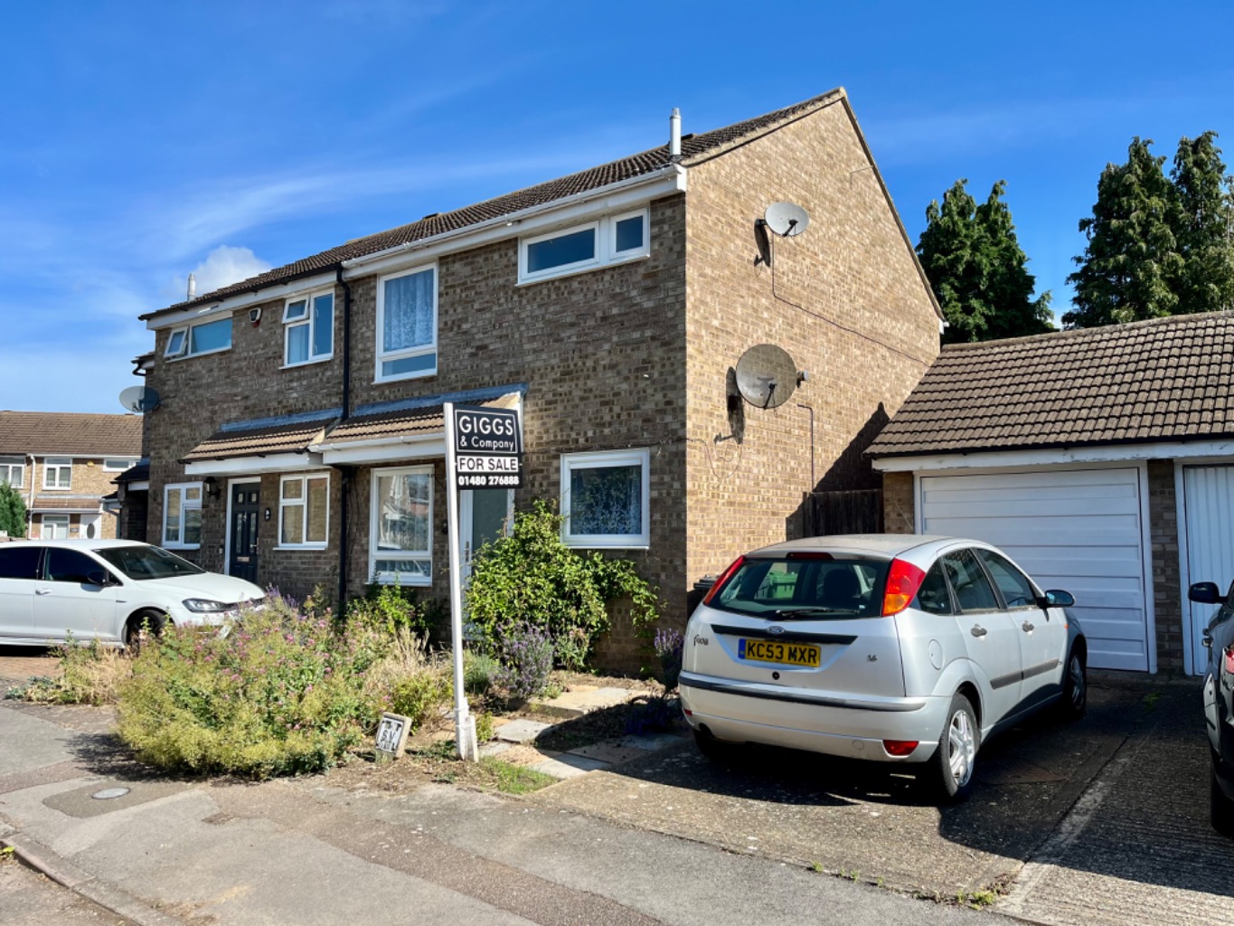 3 bed semi-detached house for sale in Alamein Court, St Neots  - Property Image 1