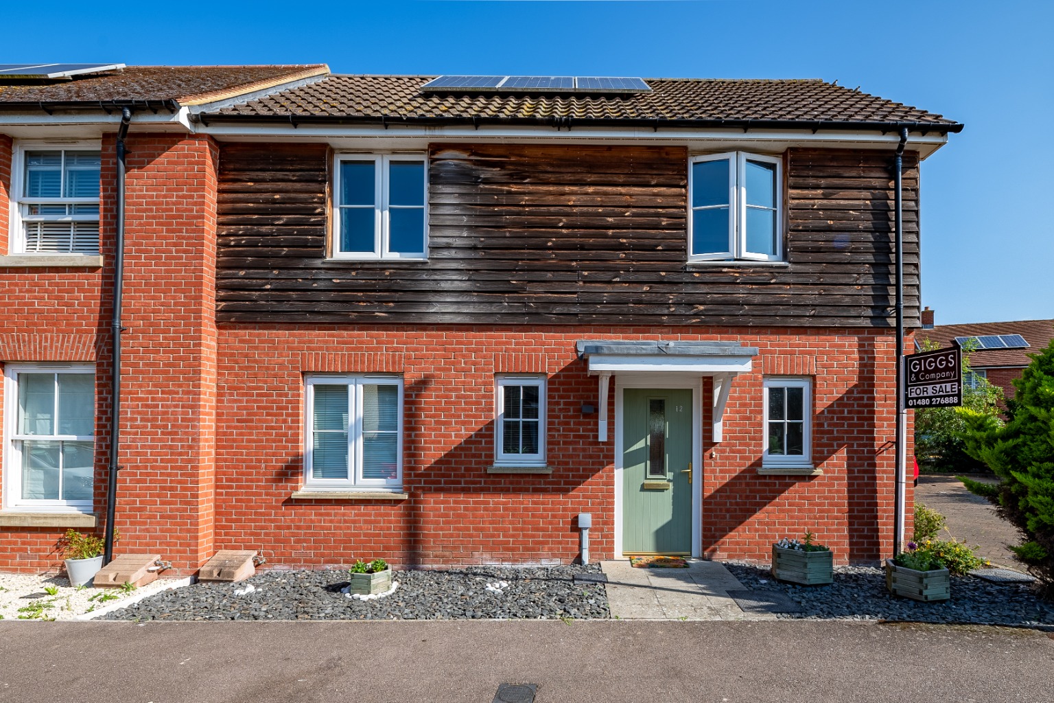 2 bed semi-detached house for sale in Gorham Way, St. Neots  - Property Image 1