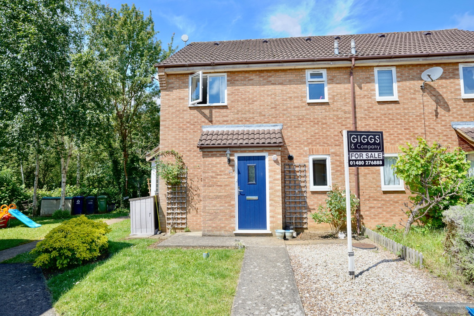 1 bed end of terrace house for sale in Cornwallis Drive, St. Neots - Property Image 1