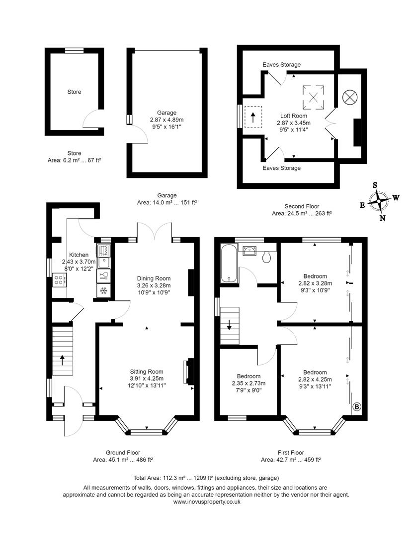 3 bed end of terrace house for sale in St. Aidans Road, Bristol - Property floorplan