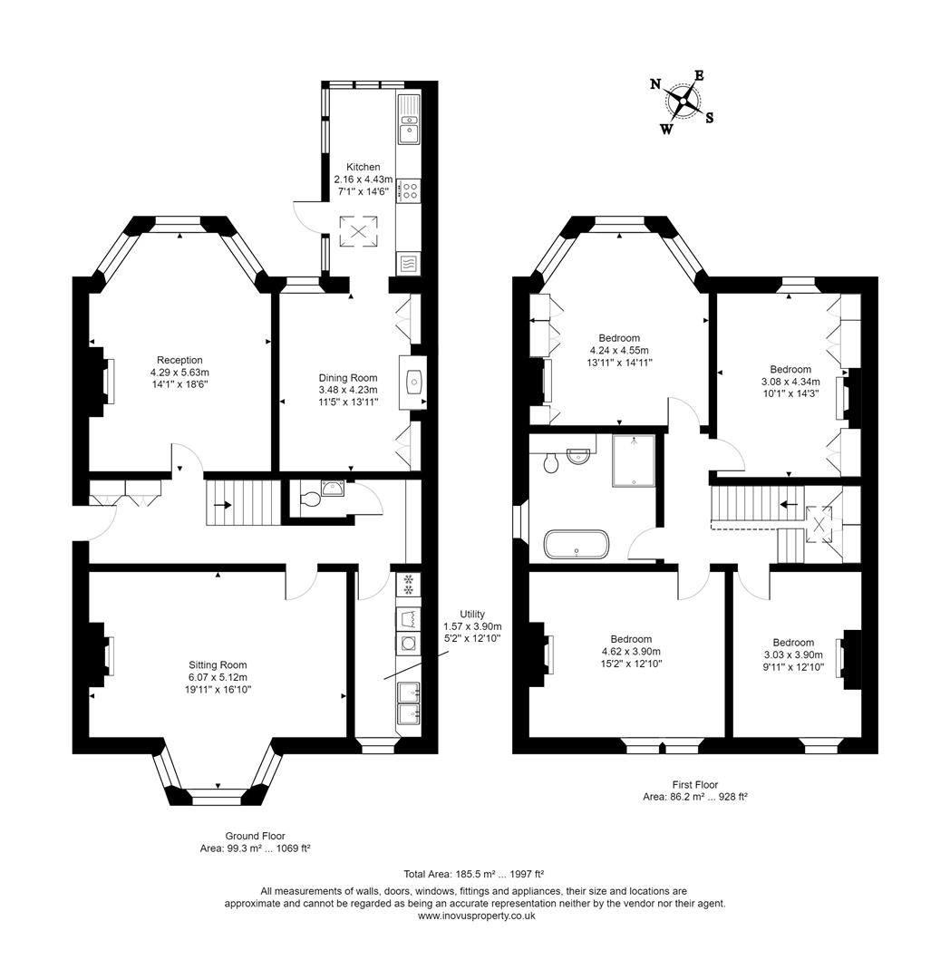 4 bed house to rent in Fernbank Road, Bristol - Property floorplan