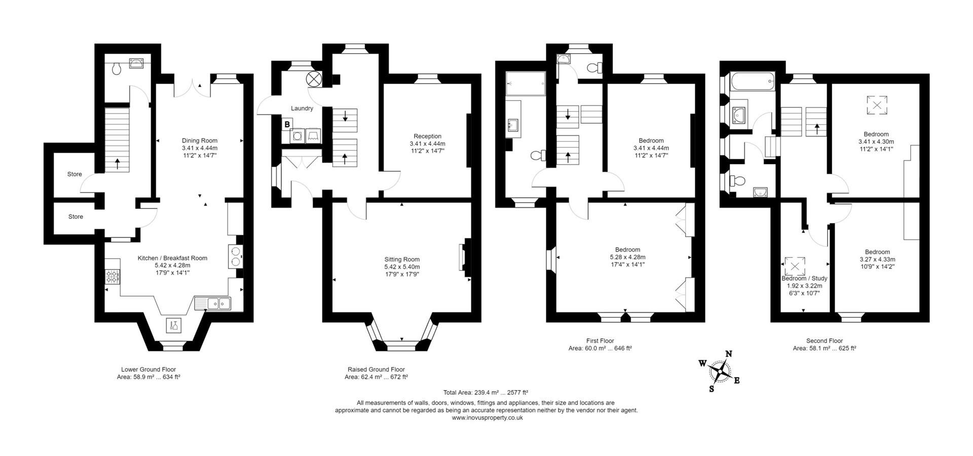 5 bed house to rent in Chandos Road, Bristol - Property floorplan