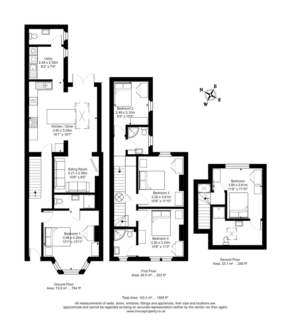 1 bed house share to rent in Richmond Villas, Bristol - Property floorplan