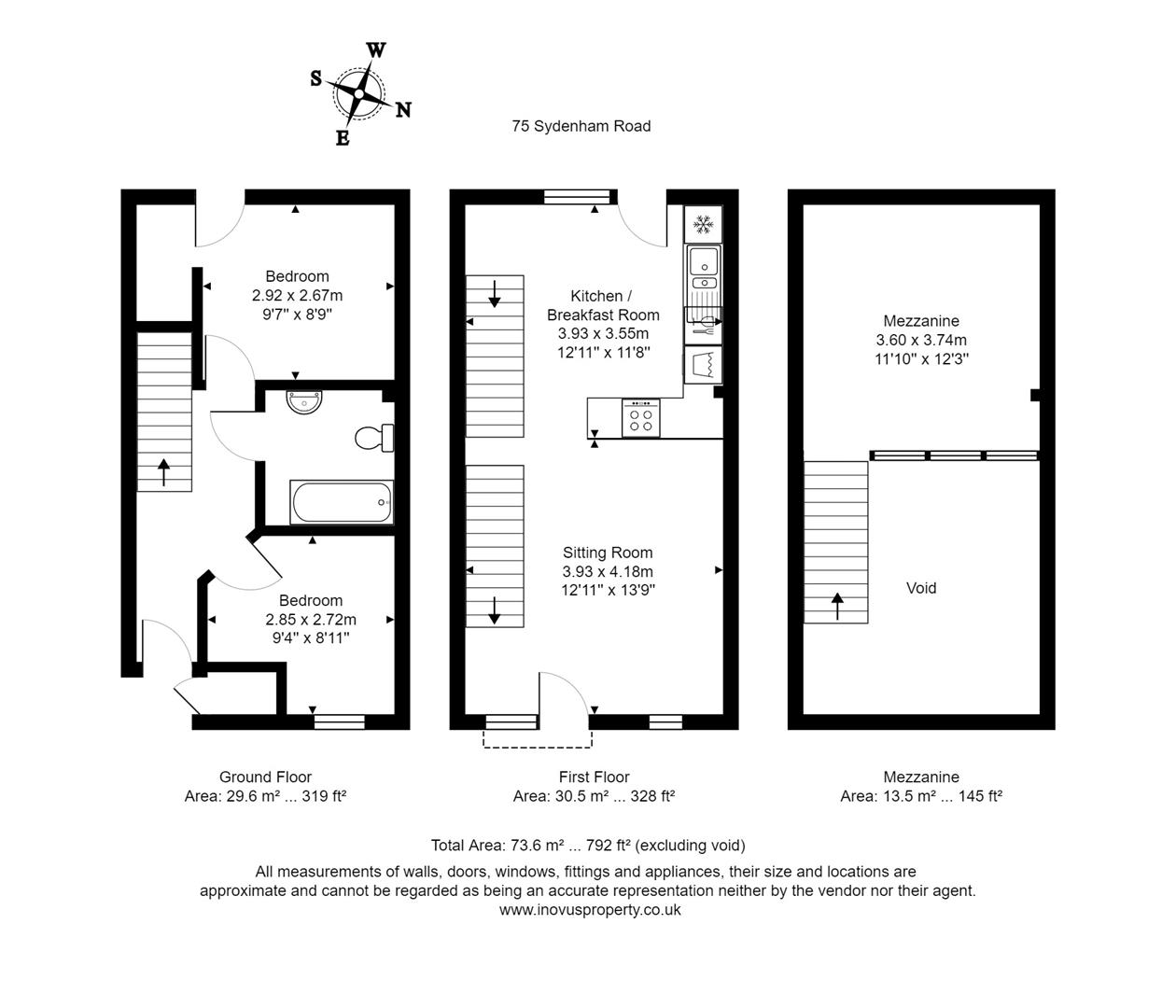 2 bed house for sale in Sydenham Road, Bristol - Property floorplan