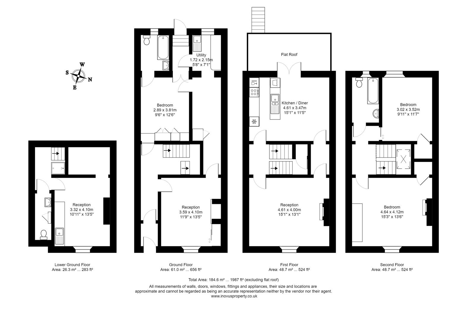 4 bed house for sale in Hillside, Bristol - Property floorplan