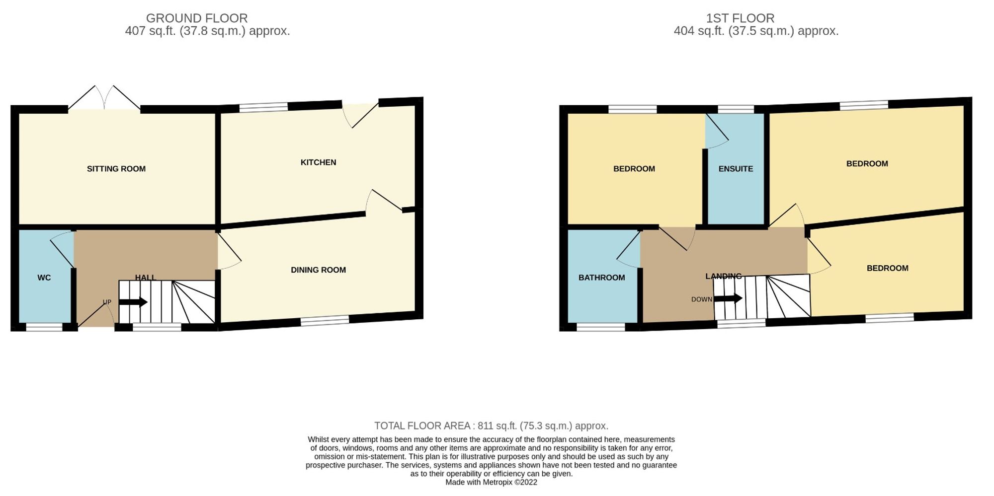 3 bed house to rent in Burge Crescent, Taunton - Property floorplan