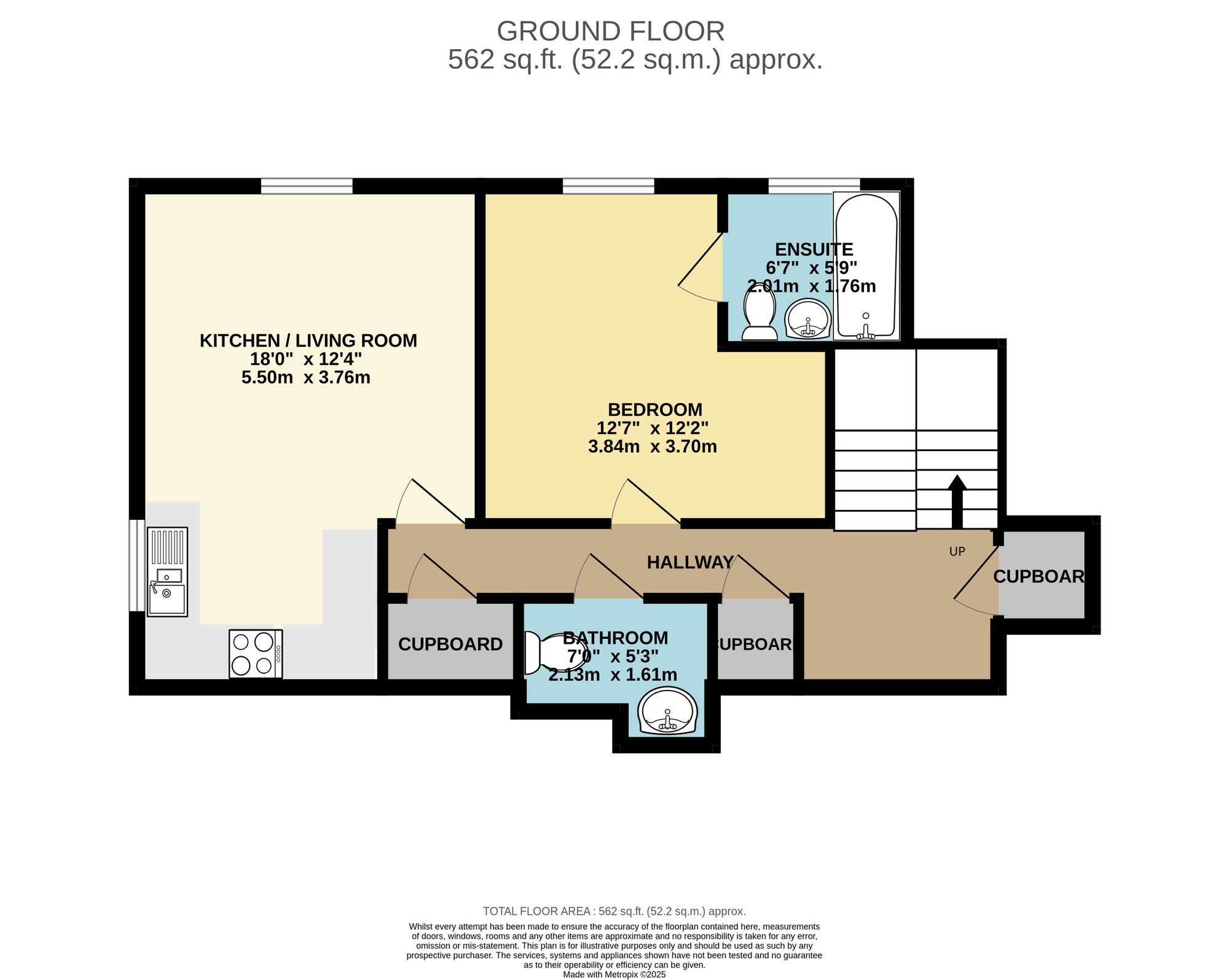 1 bed flat to rent in St. Josephs Field, Annecy Court St. Josephs Field, TA1 - Property floorplan