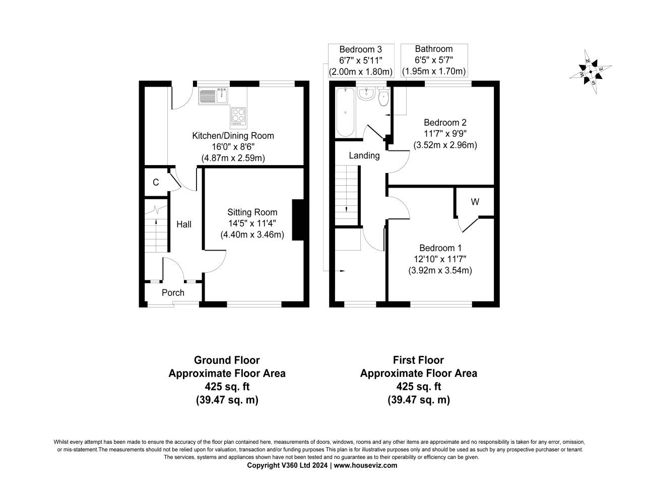 3 bed end of terrace house to rent in Woodbury View, Exeter - Property floorplan