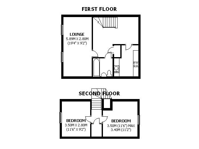 1 bed house / flat share to rent in Old Tiverton Road, Exeter - Property floorplan