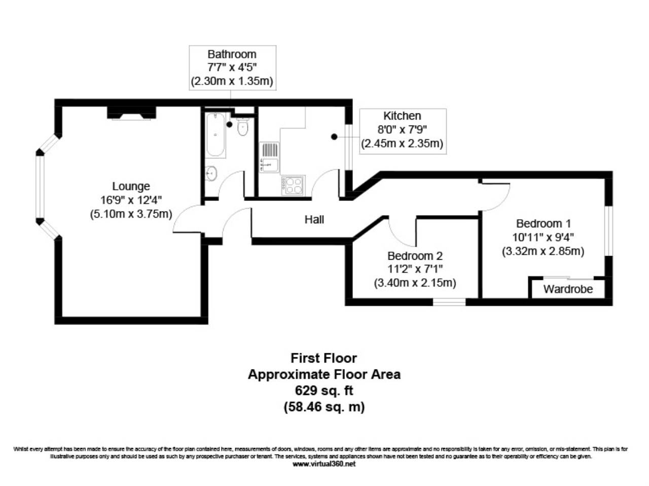 2 bed flat to rent in Hillsborough Avenue, Exeter  - Property Image 9