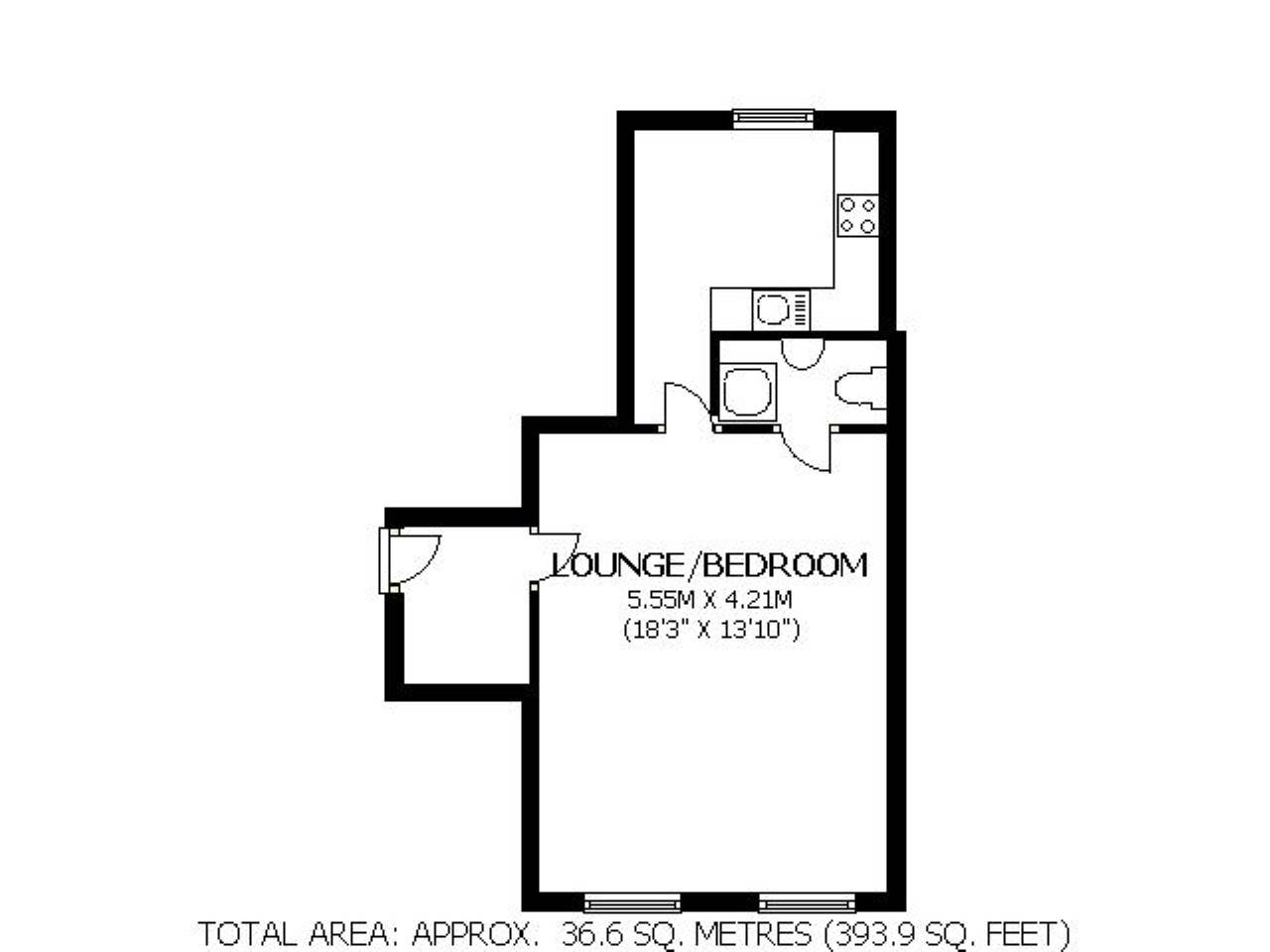 1 bed studio flat to rent in Old Tiverton Road, Exeter  - Property Image 6