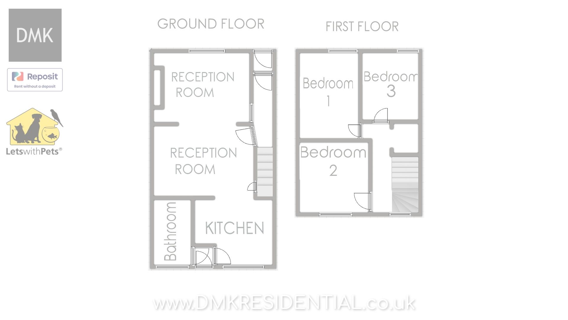 3 bed terraced house to rent in Cory Street, Neath - Property Floorplan