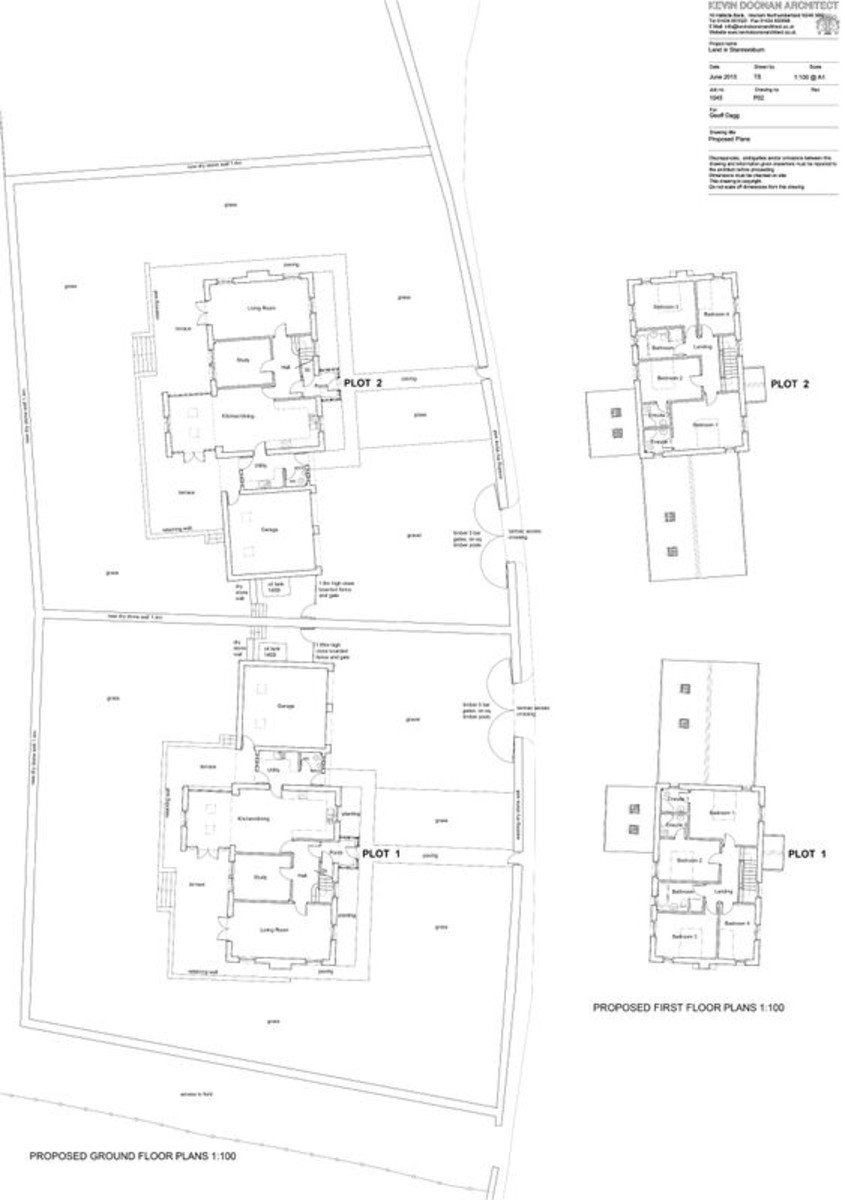 4 bed plot for sale, Hexham - Property Floorplan
