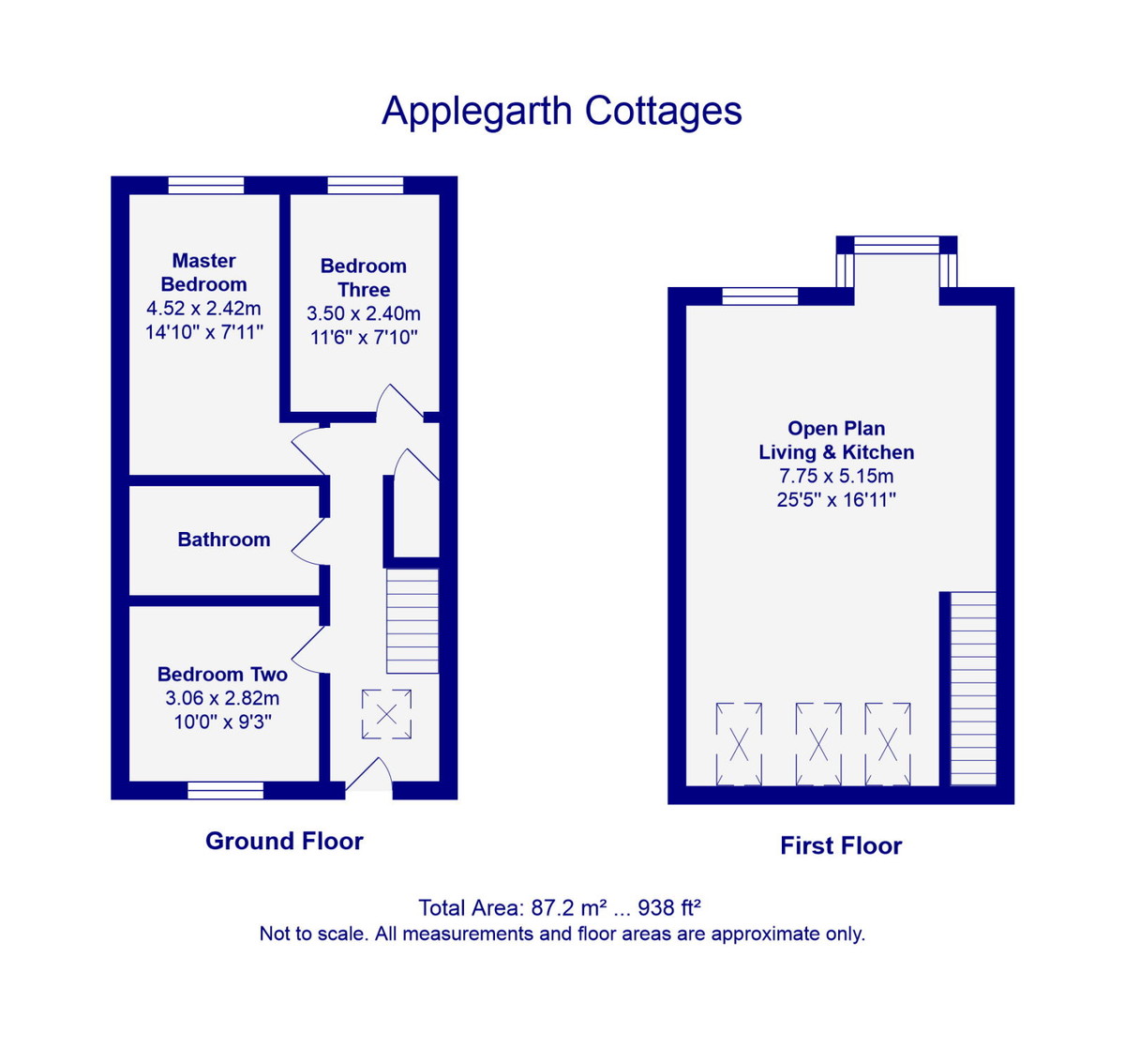 3 bed apartment to rent in The Applegarth, Northallerton - Property floorplan