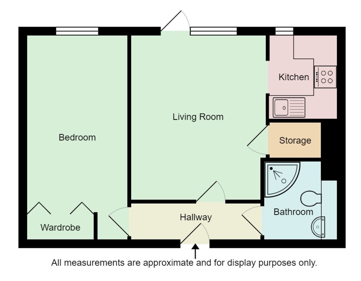 1 bed apartment for sale in Arden Court, Northallerton - Property floorplan