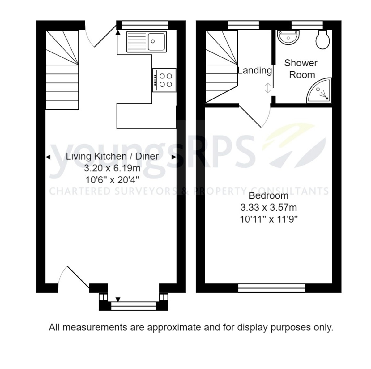 1 bed terraced house to rent in Northallerton Road, Northallerton - Property floorplan