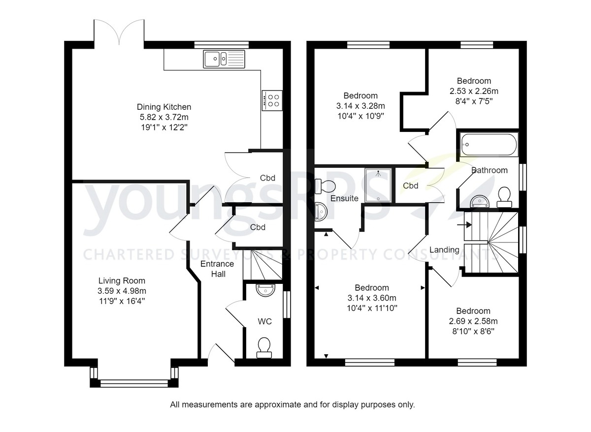4 bed detached house for sale in De Lacy Road, Northallerton - Property floorplan