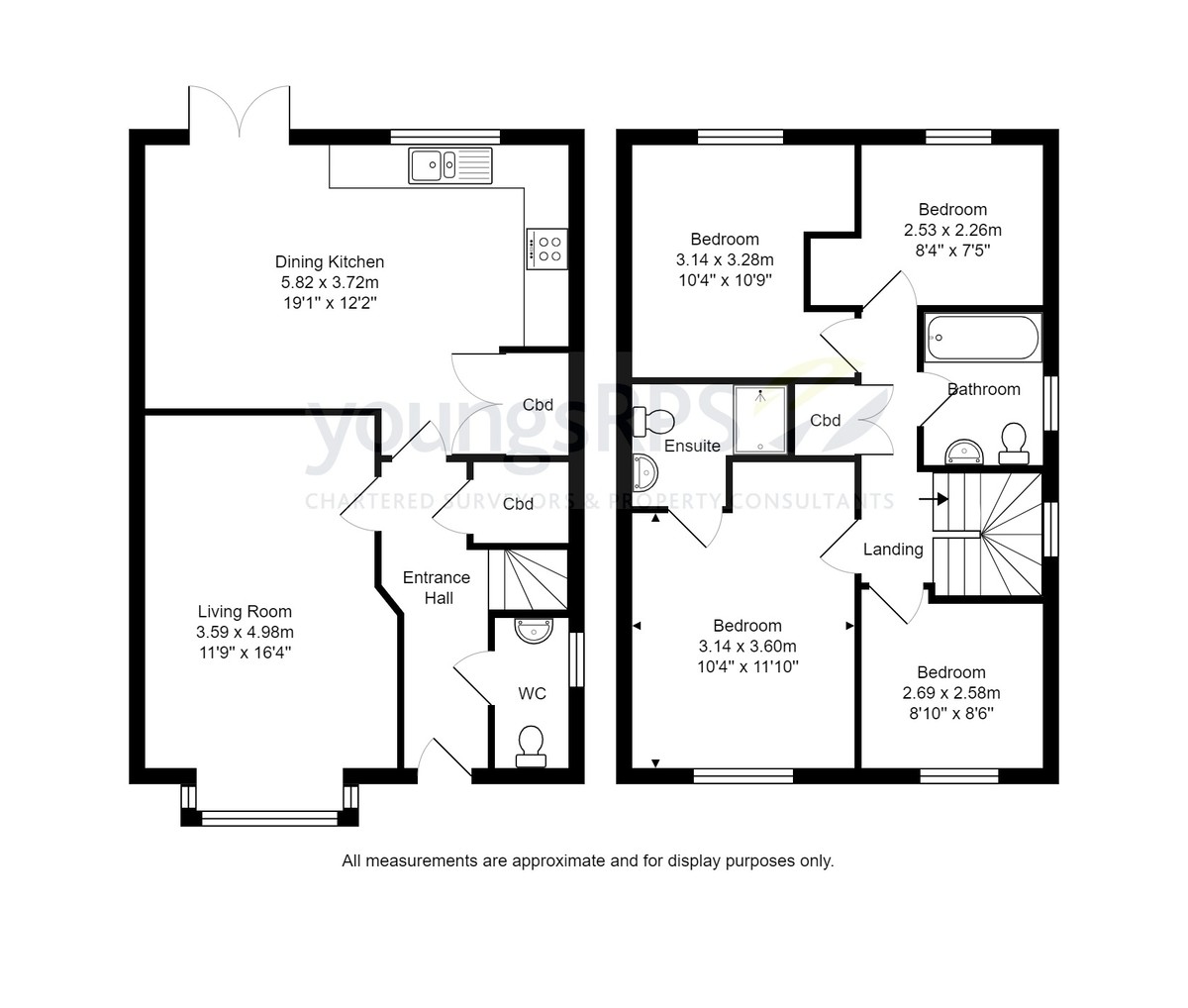 4 bed detached house for sale in De Lacy Road, Northallerton - Property floorplan