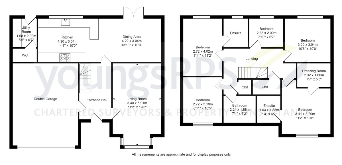 5 bed detached house for sale in Kentbeck Drive, Darlington - Property floorplan