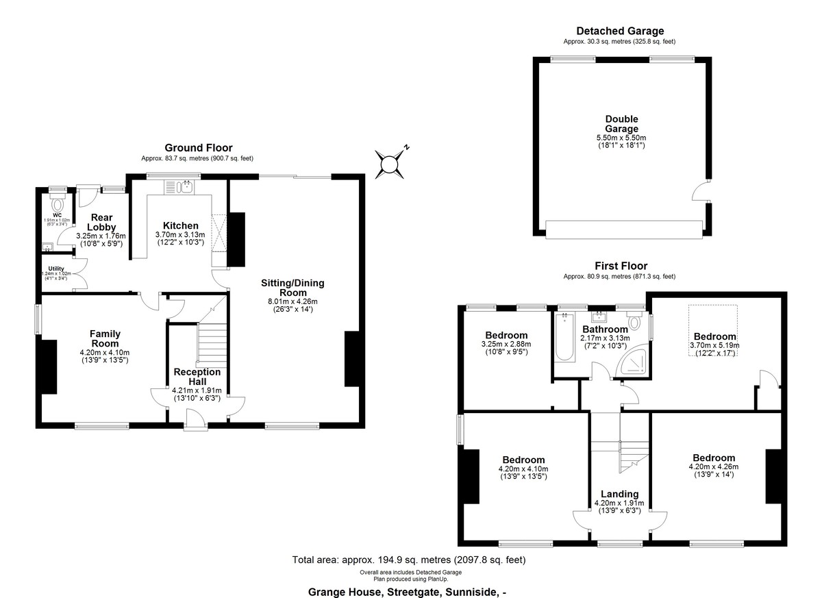4 bed detached house for sale in Streetgate, Newcastle Upon Tyne - Property floorplan