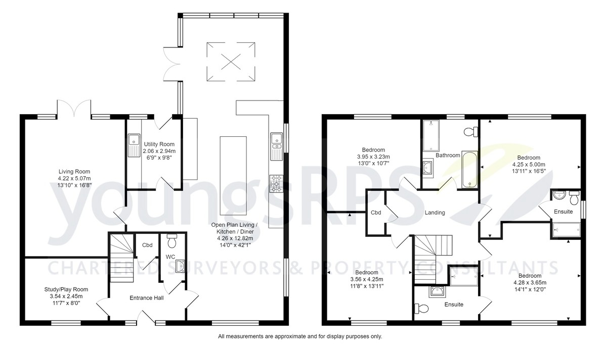 4 bed detached house to rent, Northallerton - Property floorplan