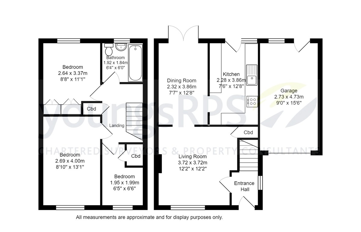 3 bed semi-detached house for sale in St. Johns Close, Northallerton - Property floorplan