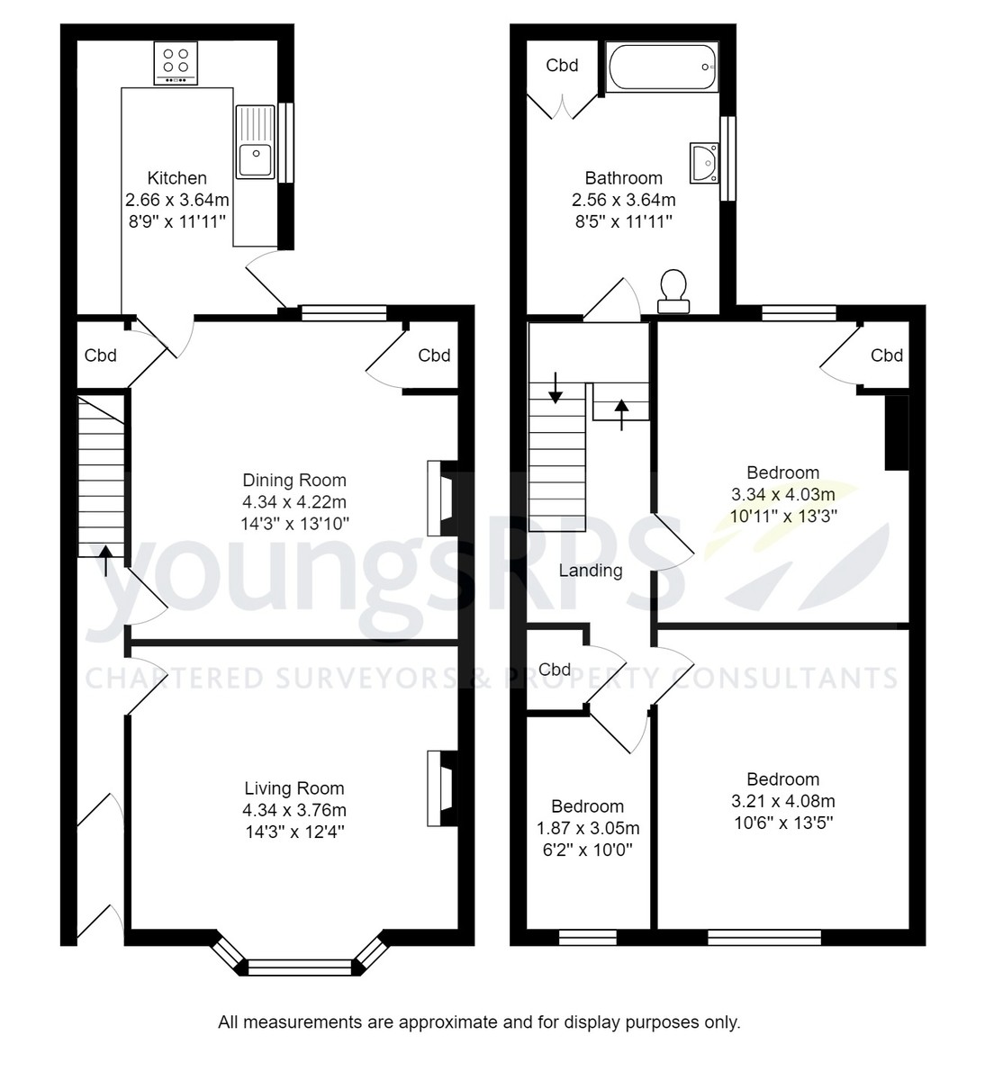 3 bed terraced house for sale in L'espec Street, Northallerton - Property floorplan