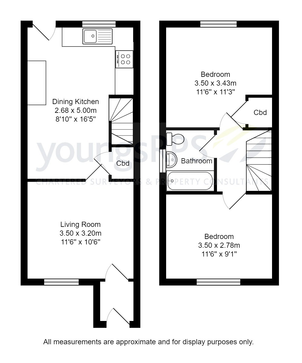 2 bed semi-detached house for sale in Scholla View, Northallerton - Property floorplan