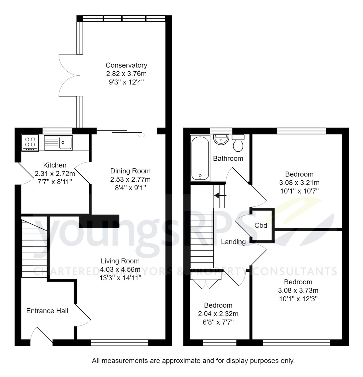 3 bed semi-detached house for sale in Normanby Road, Northallerton - Property floorplan