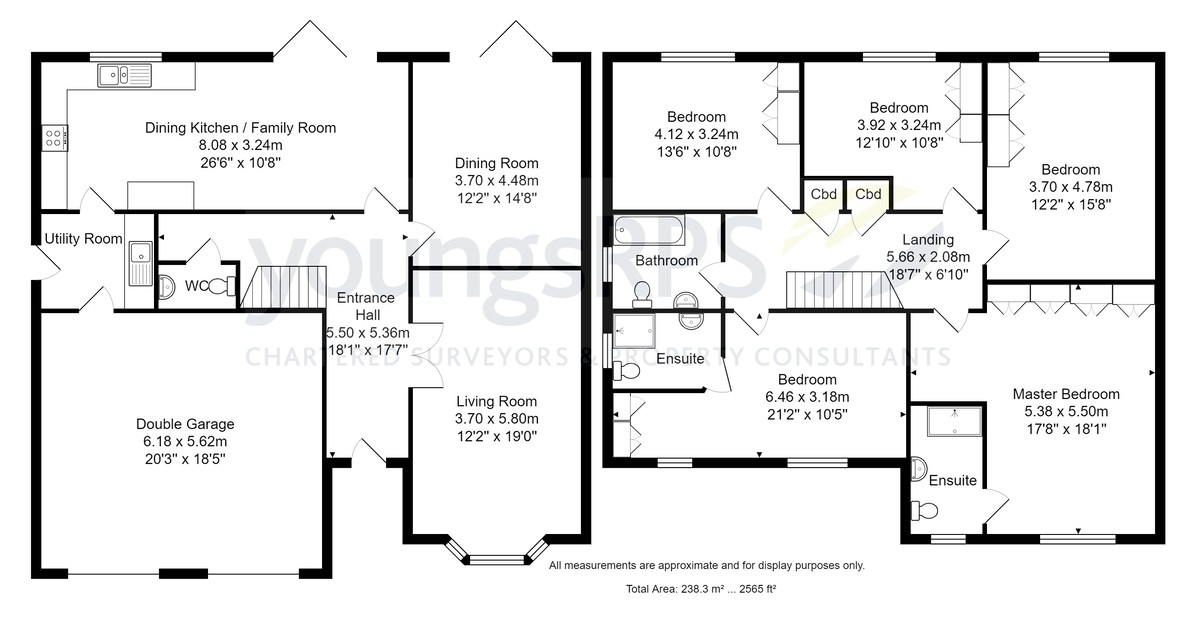 5 bed detached house for sale in Oak Mount Court, Northallerton - Property floorplan