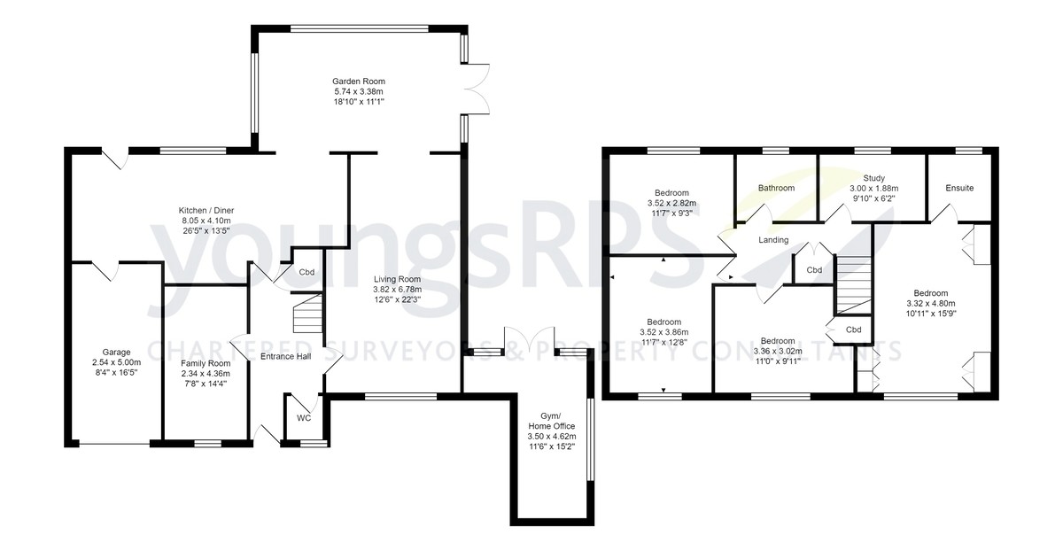 5 bed detached house for sale in St. Stephens Gardens, Northallerton - Property floorplan