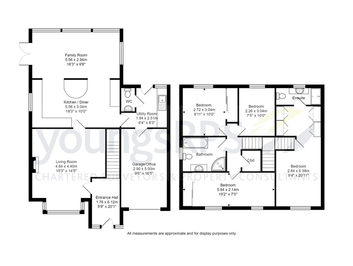 4 bed detached house for sale in Swain Court, Northallerton - Property floorplan