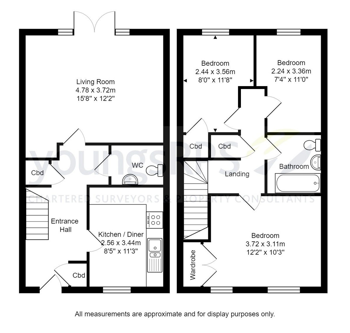 3 bed semi-detached house for sale in Aumale Road, Northallerton - Property floorplan