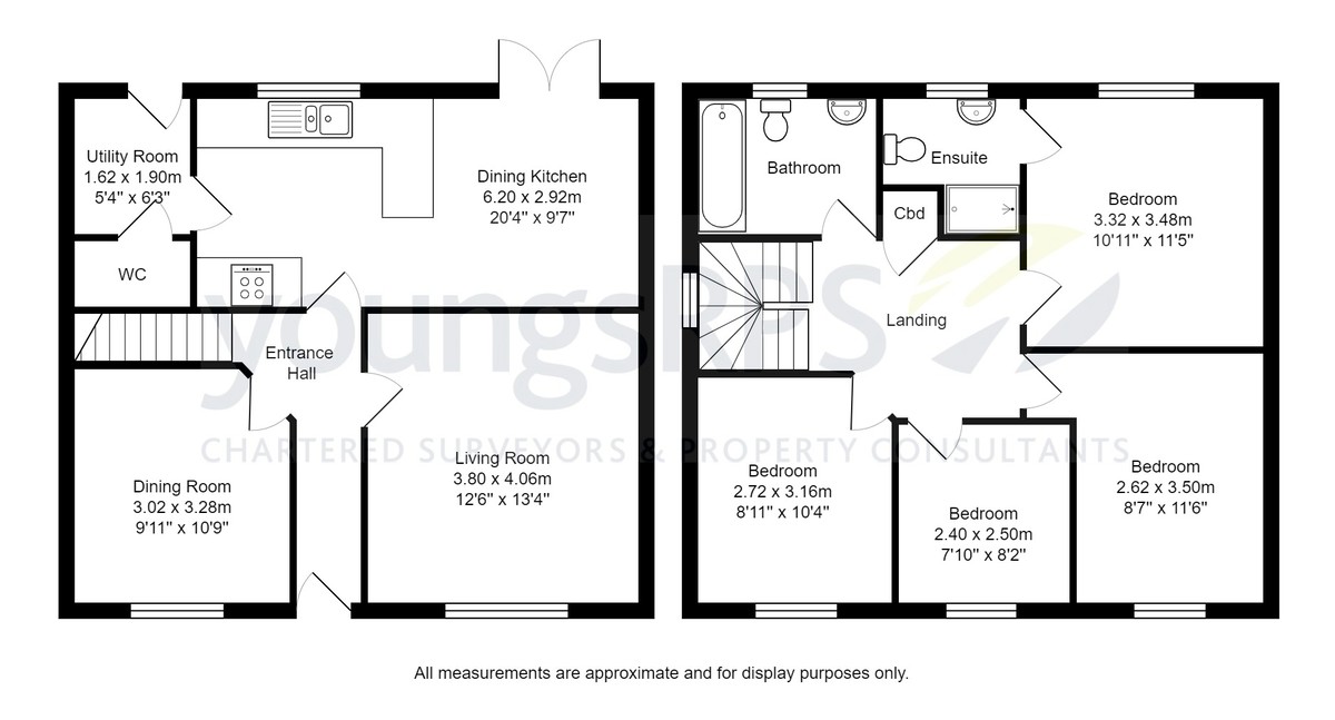 4 bed detached house for sale in Brickside Way, Northallerton - Property floorplan