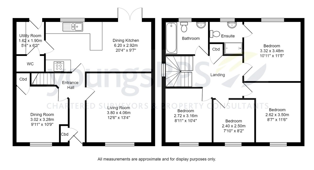 4 bed detached house for sale in Brickside Way, Northallerton - Property floorplan