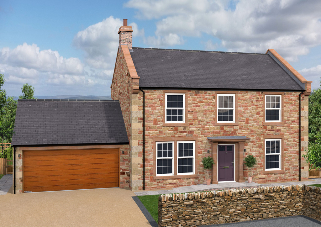 Easedale House is a traditional stone and slate built, four bedroom detached house with garage and landscaped garden pleasantly situated within a luxury development of nine, individually designed detached houses located on the outskirts of the desirable village of Hayton.